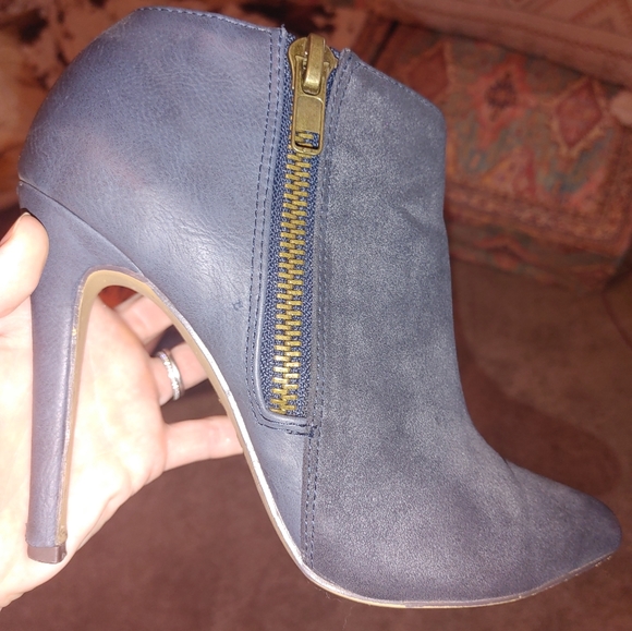 Blue Grey ankle booties - Picture 6 of 6